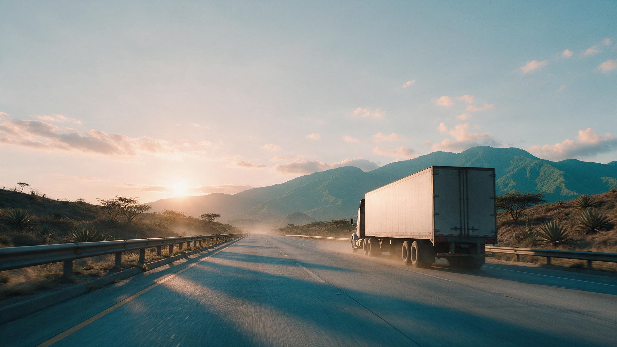 Unidad de carga completa en tránsito por carretera